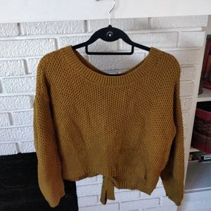 Express slightly cropped sweater